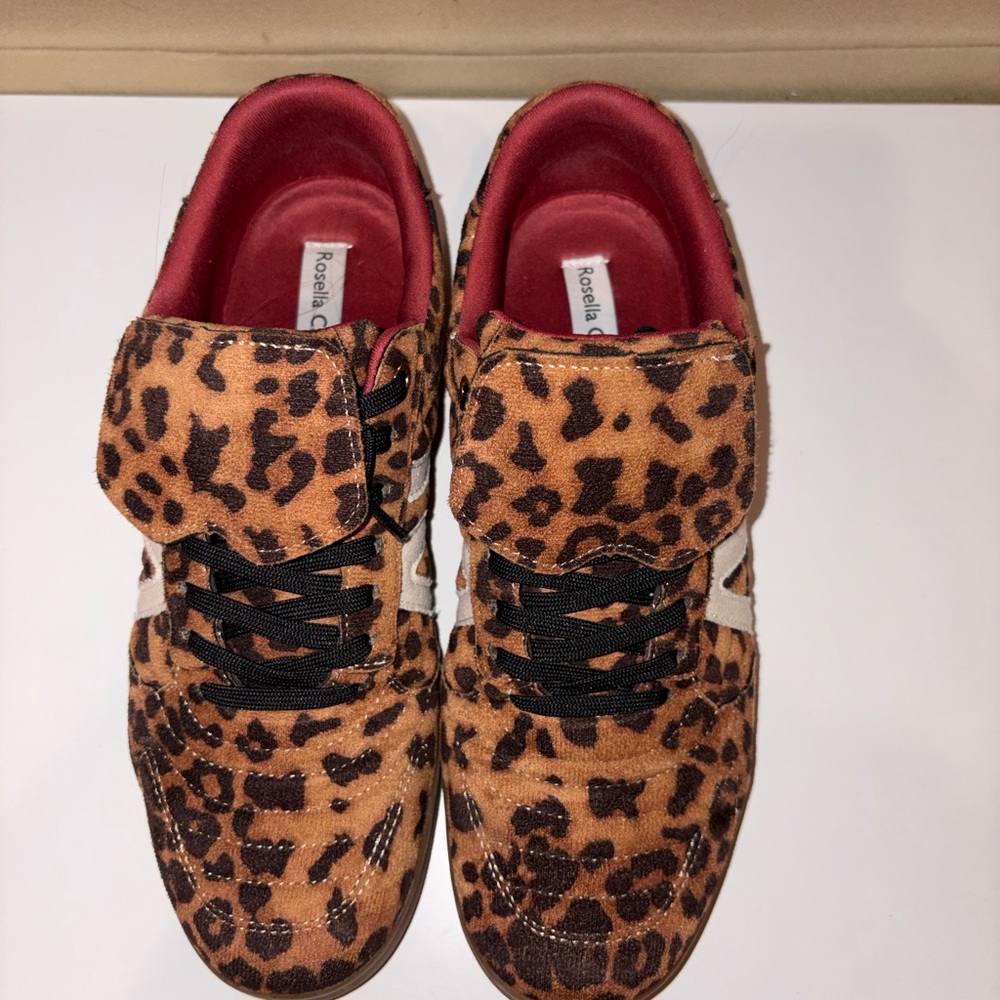 SHEIN Leopard Print Sneakers - Brown and Black